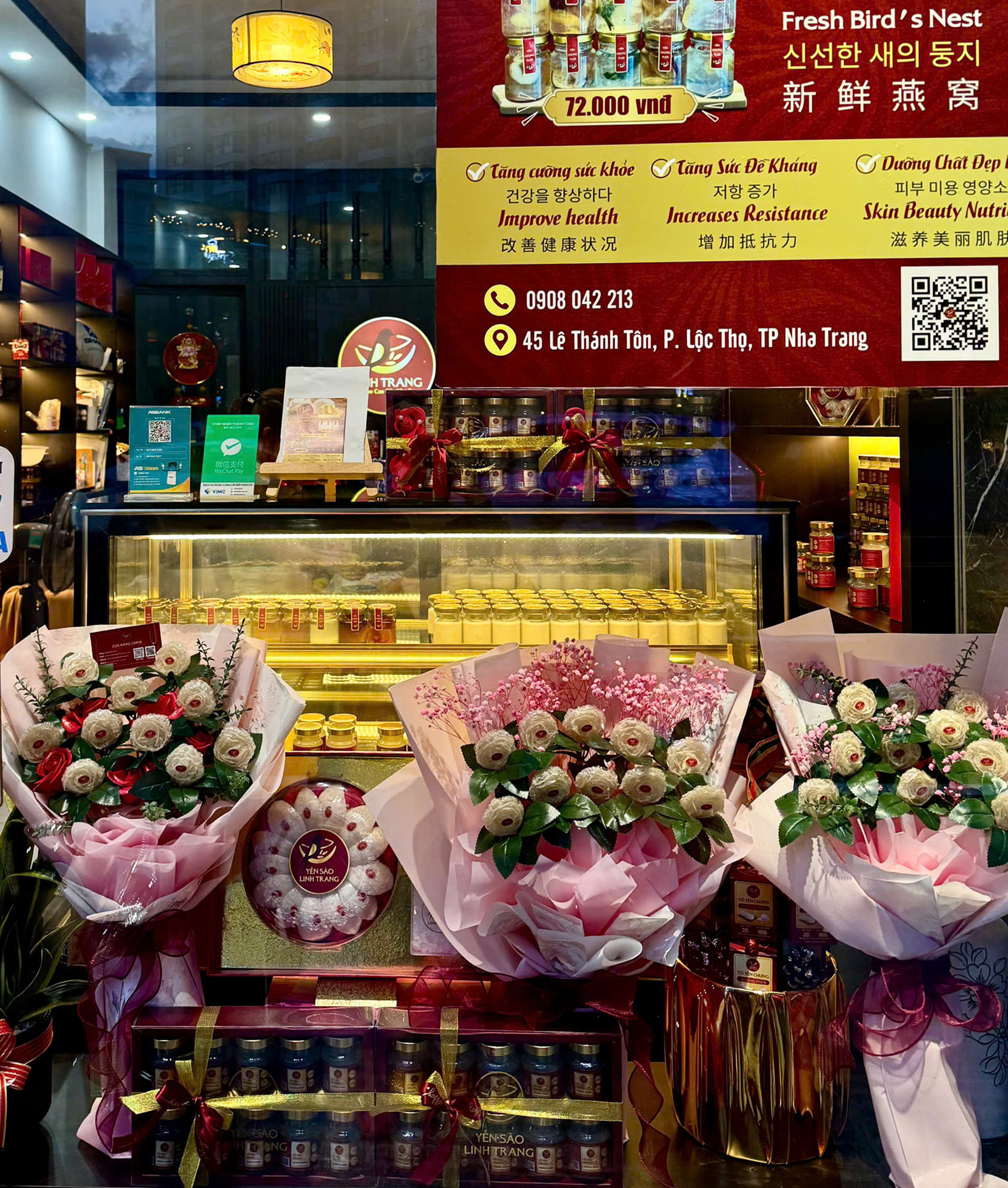 Bó hoa tổ yến